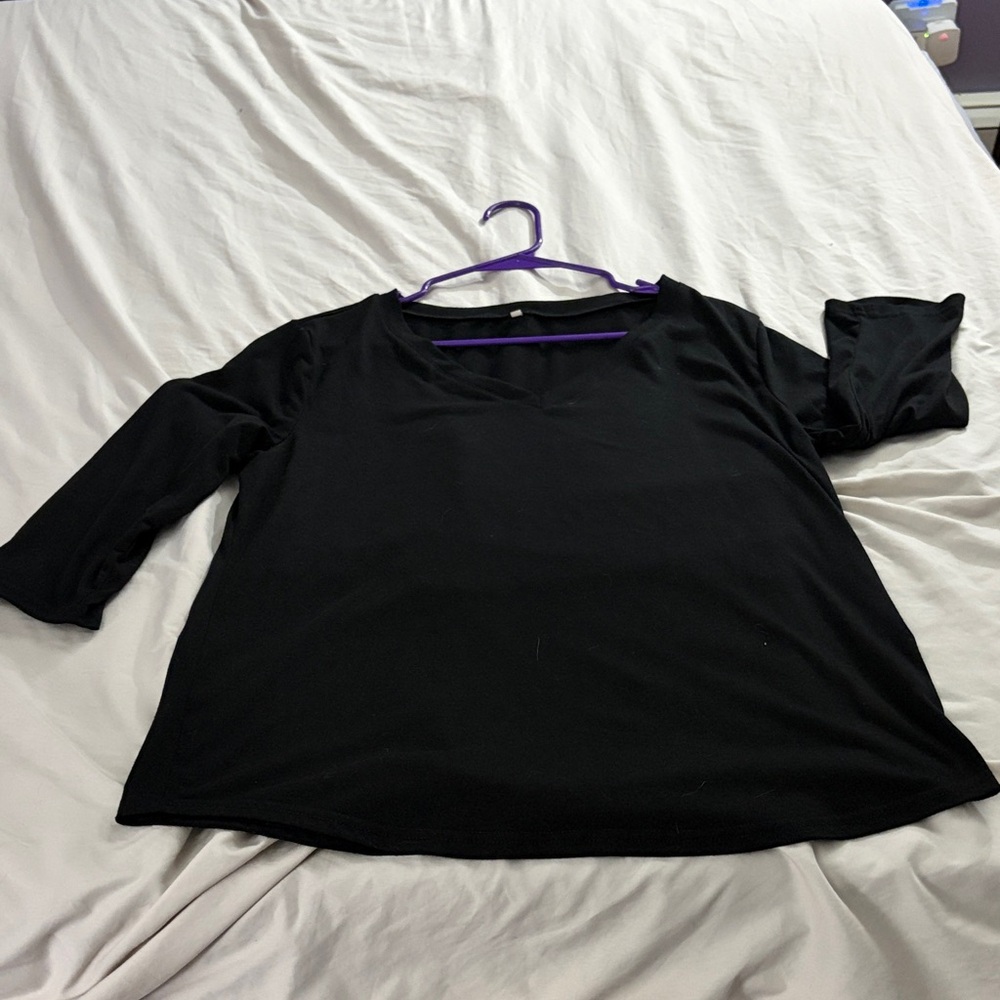 Elegant Black Women's Top